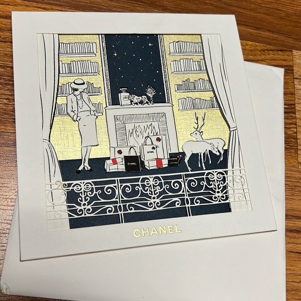 Chanel 3D card with envelope